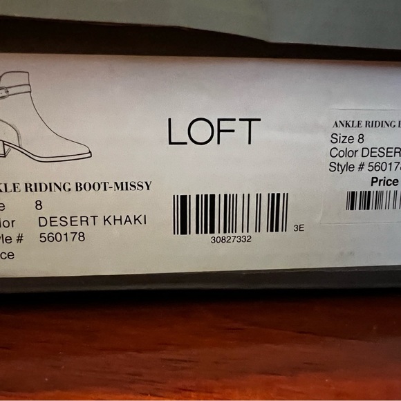 Ann Taylor Loft Ankle Riding Boots Excellent Condition Size 8 - Picture 5 of 5